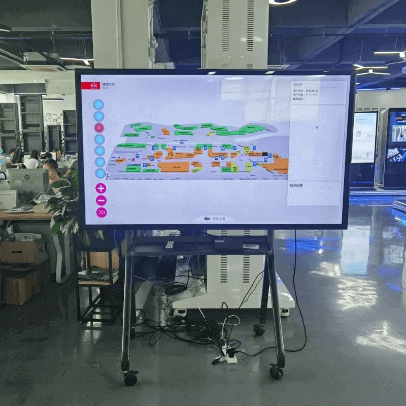 55inch Window I3 System Wall Advertising Digital Signage Media Player Kiosk Smart Board Interactive Whiteboard