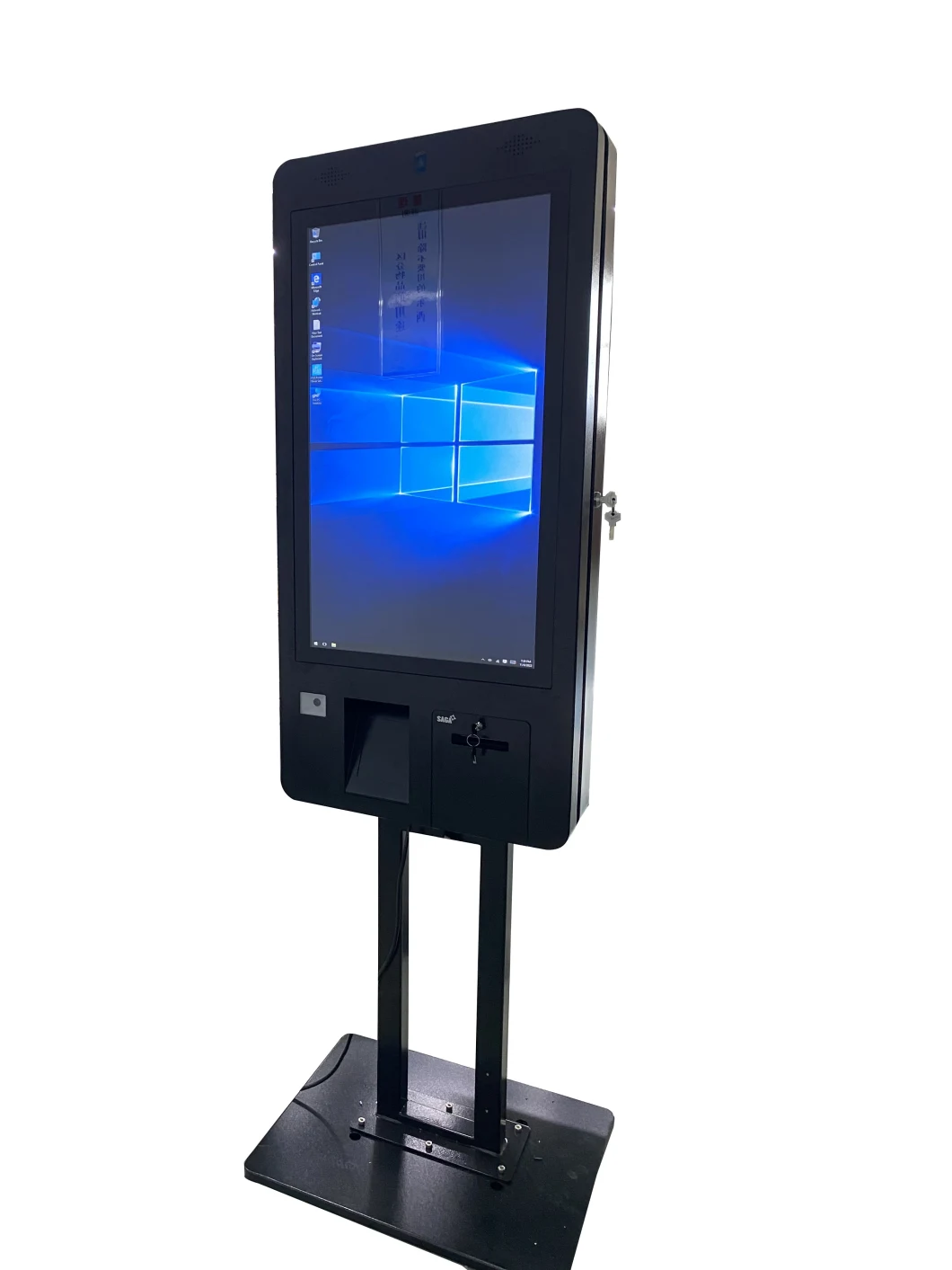 32 Inch Bill Self Order Self Payment Touchscreen Kiosk with Qr Code Scanner and Printer for Mcdonalds